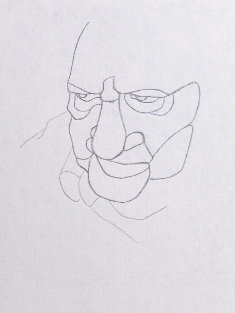 Anton 3/3 | 21 x 29 cm; Bleistift auf Papier