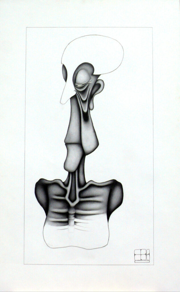 In Ewigkeit, Amen | 65 x 100 cm; Bleistift auf Karton